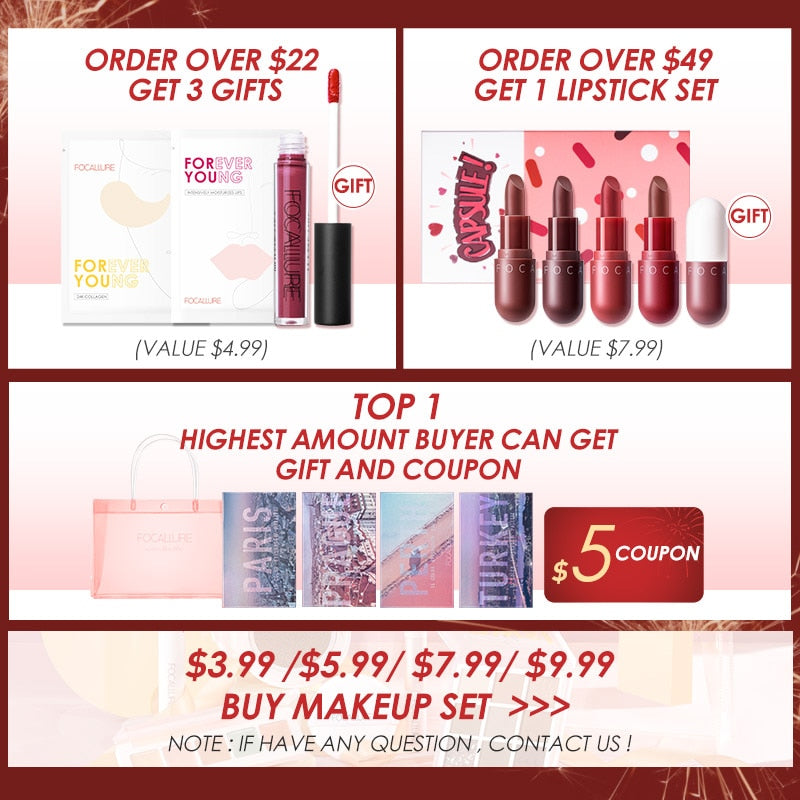 Base LÃ­quida Focallure Alta Cobertura