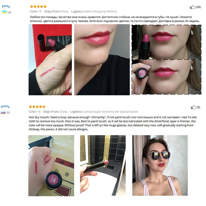 Batom Focallure Matte Ã_x0080_ Prova D'Agua