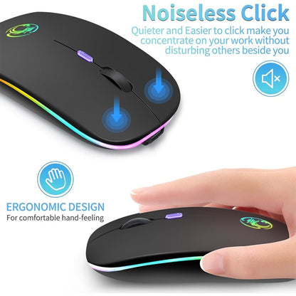 Mouse Wireless Bluetooth RGB RecarregÃ¡vel iMice