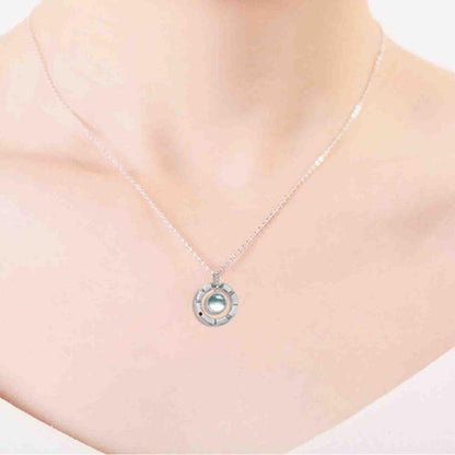 Colar eu Te amo em 100 LÃ­nguas - Frete Gratis