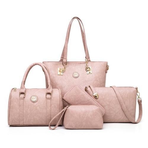 Conjunto Bolsa Luxo Feminina - 05 PeÃ§as