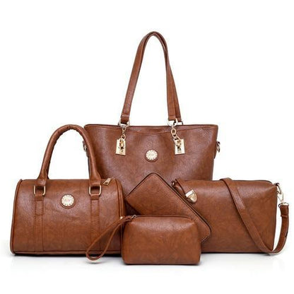 Conjunto Bolsa Luxo Feminina - 05 PeÃ§as